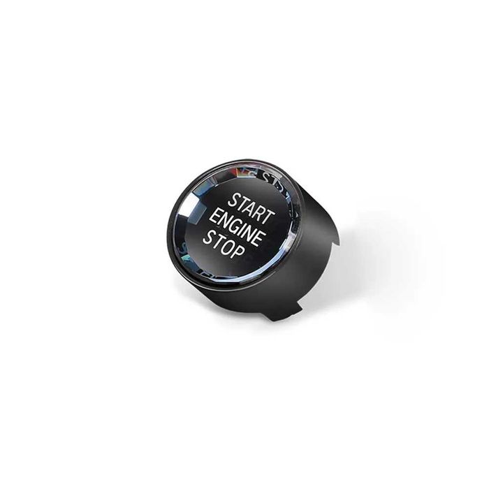 Buton Pornire Start Stop Cristal BMW Seria F,  Negru Rosu Albastru
