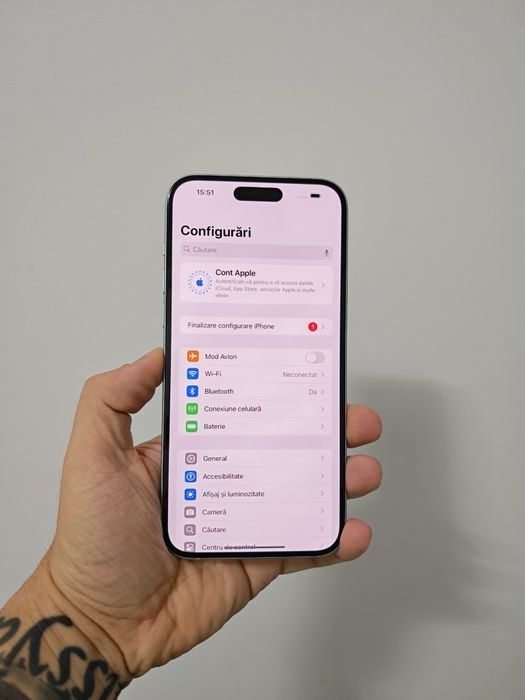 iPhone 15 Plus Blue 128GB Că Nou totul original liber retea