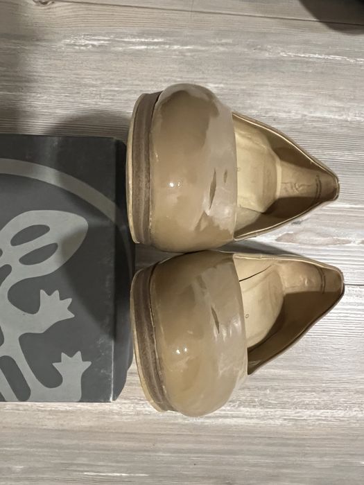 Pantofi 39 bej piele lacuita Salamander