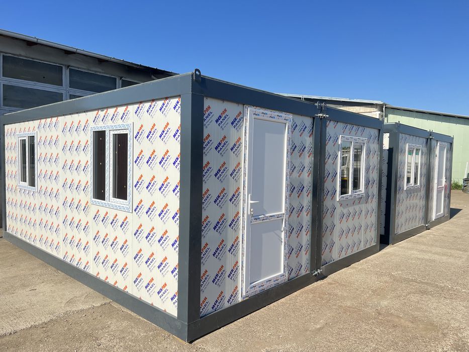 Container birou Ansamblu Containere birou santier de locuit vestiar