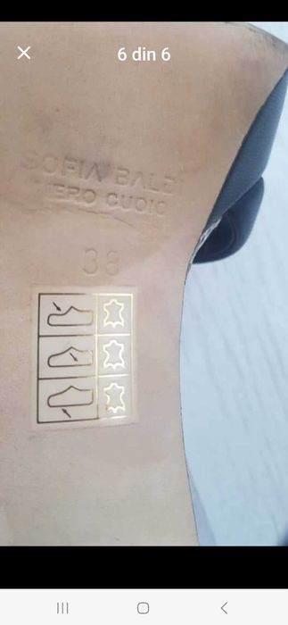 Sandale piele elegante