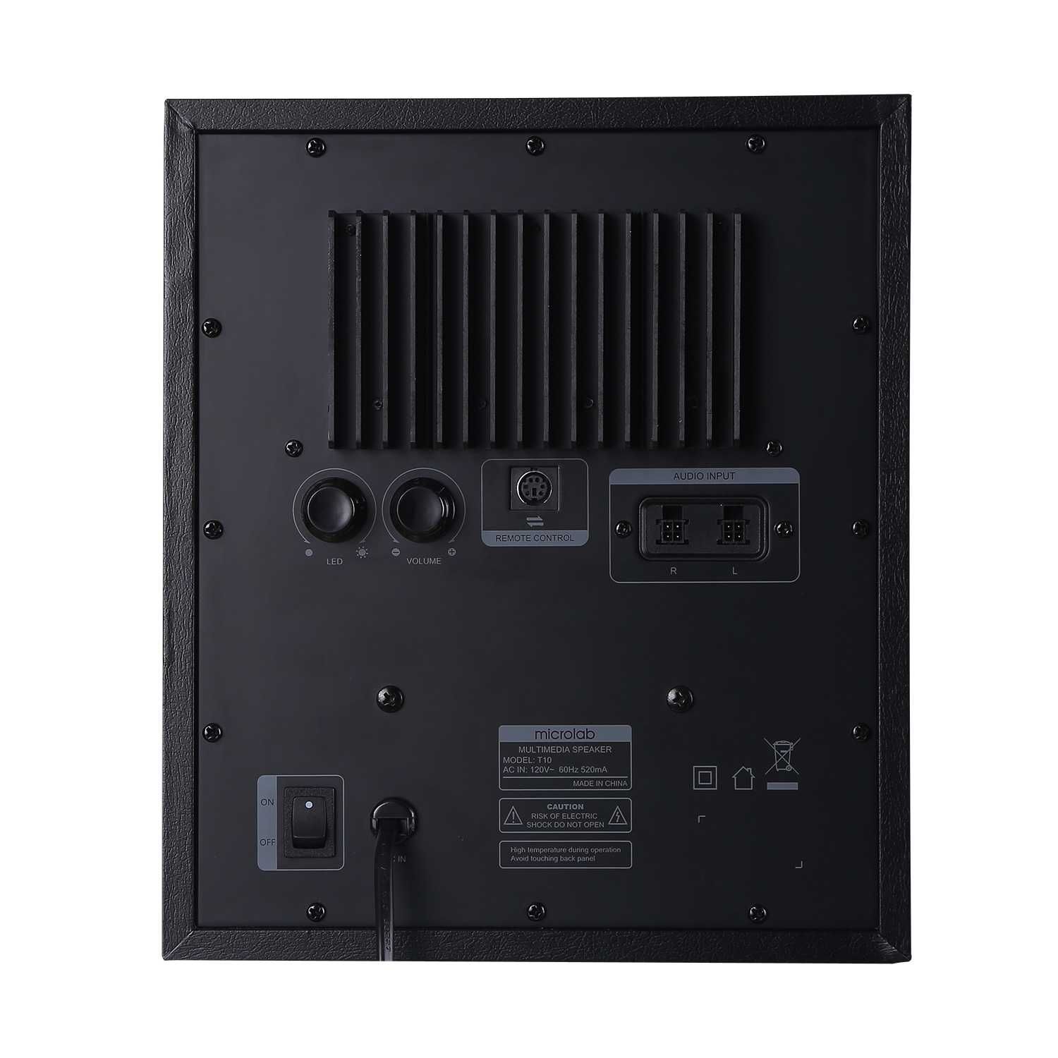 Колонки Стереосистемы Microlab T10 / 2.1 / 56W RMS (16*2+24W) BT 4.0
