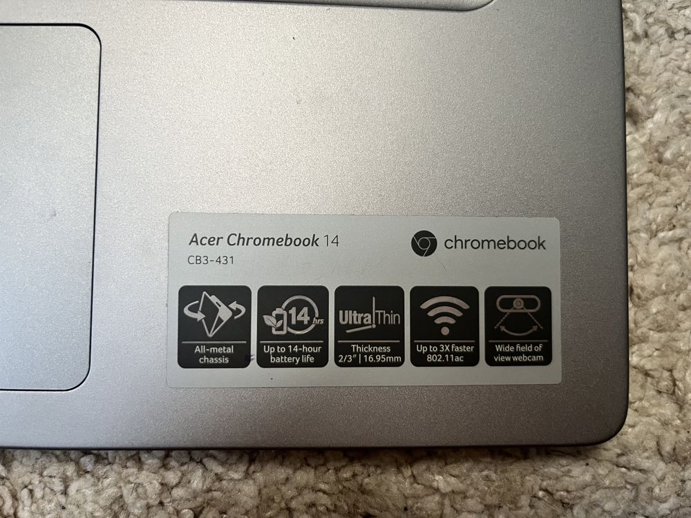 Acer chromebook 14