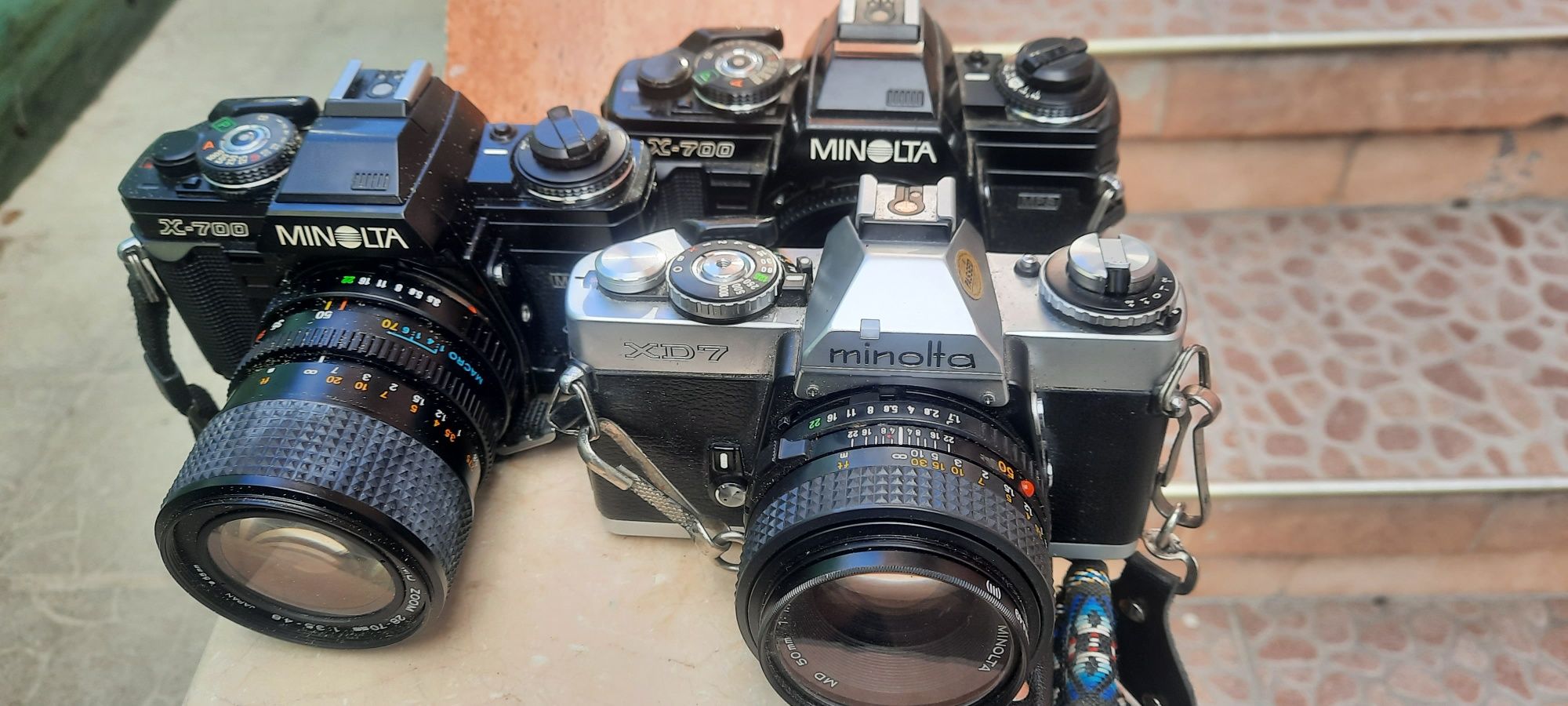 Фотоапарати Minolta x700 Minolta XD7  Обектив 50мм/1;1.7
