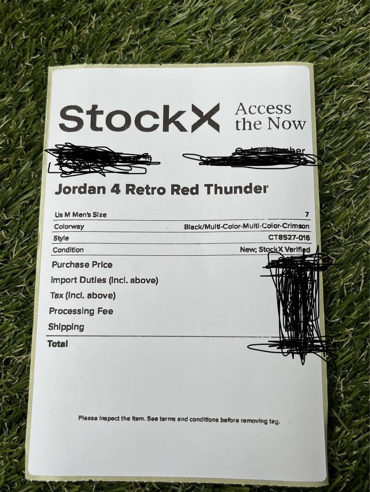 Jordan 4 Red thunder