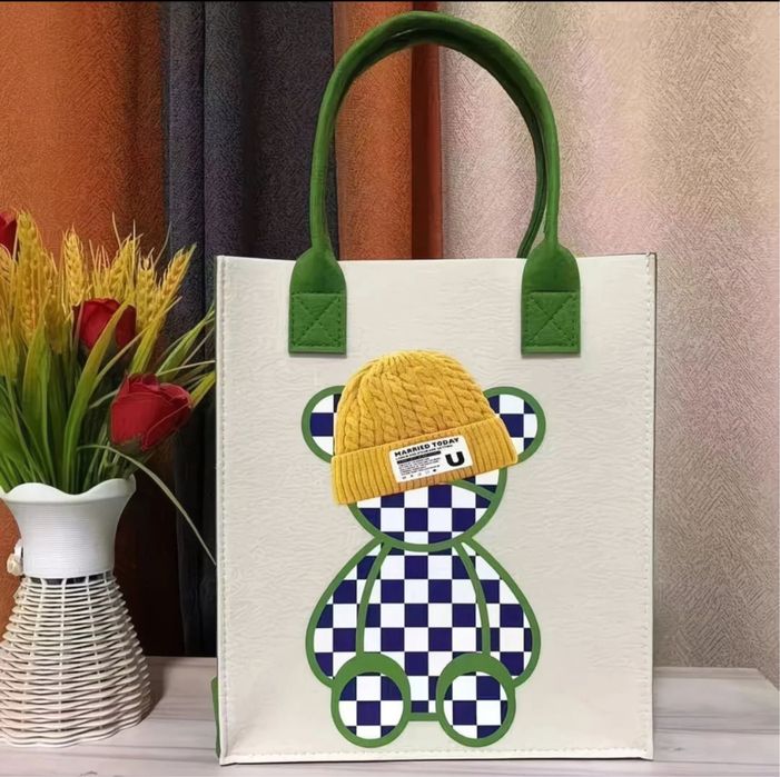 Детские супер сумки из фетра, прочные! Для детского сада и в школу сам