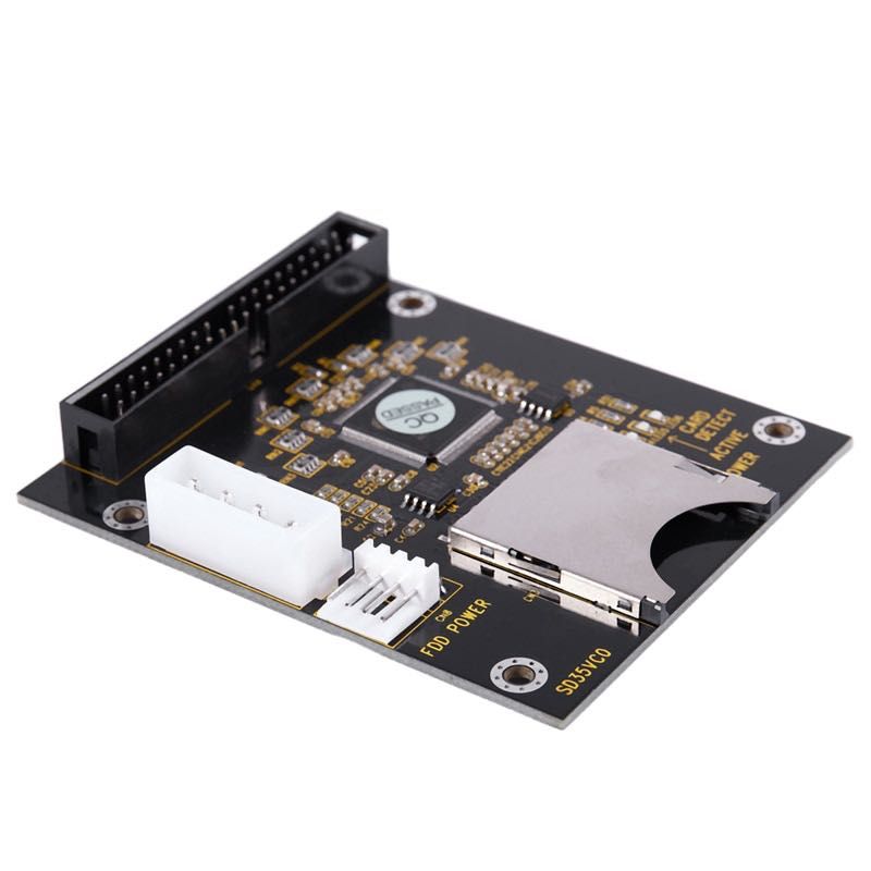 Adaptor Card SD / SDHC / SDXC la IDE 3.5" 3.5 Inch 40 Pin cod 119