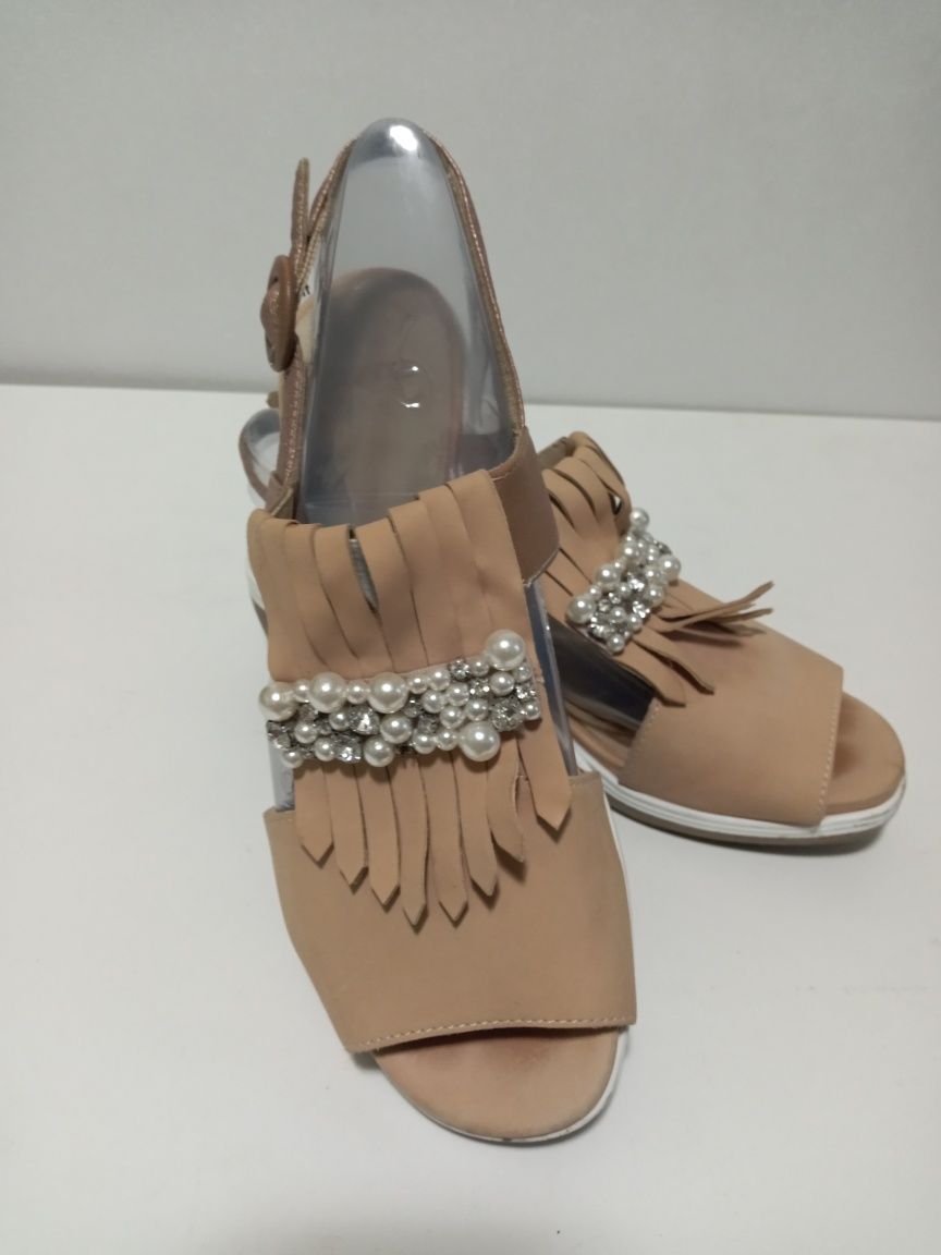 Sandale piele ARA, 39,5-40 (UK6 1 /2)