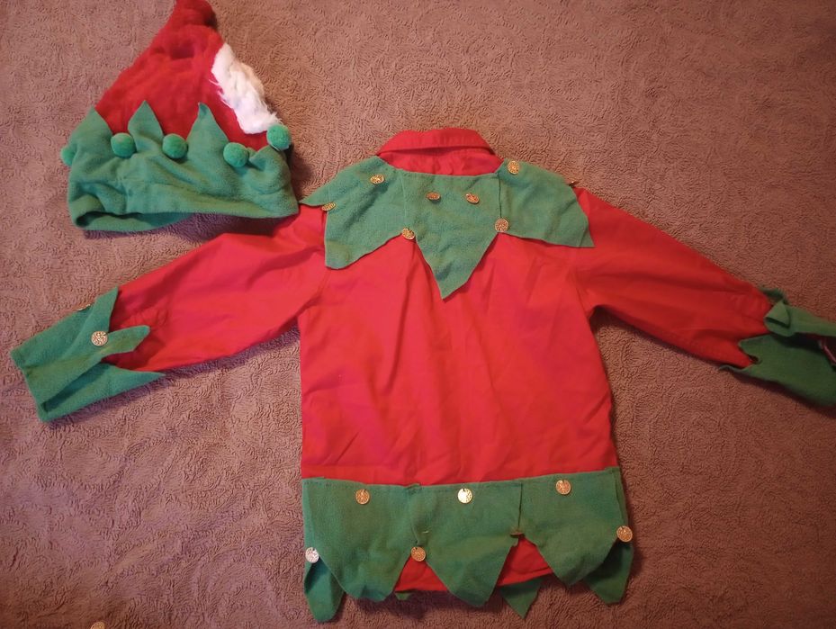 Коледен костюм Джудже за момче, (ще стане за разм. 110)