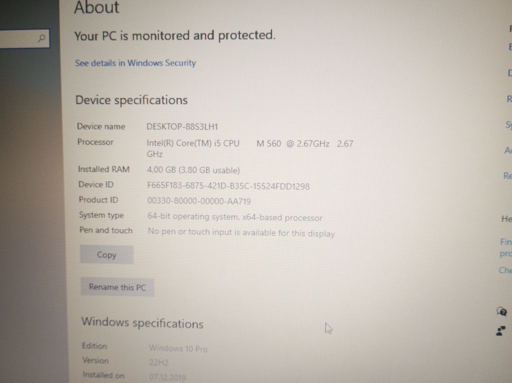 Laptop Dell Latitude E6410 4GB i5 250GB Impecabil Grey