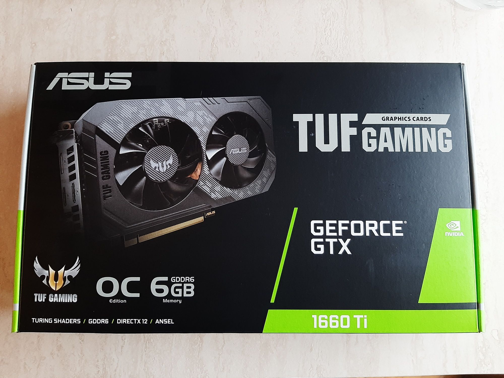 Видеокарта ASUS TUF Gaming GeForce GTX 1660 Ti EVO OC Edition 6GB GDDR