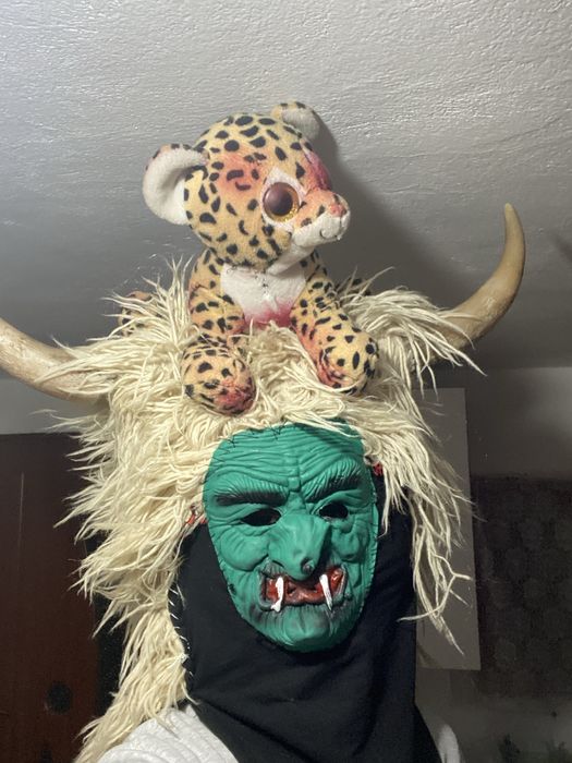 Masca anul nou traditionala kramus horror