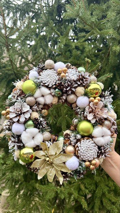 Coronita decorativa de Craciun