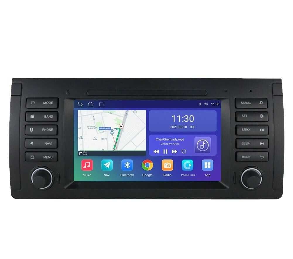 PROMOTIE - Navigatie GPS Android BMW Seria 5 E39 X5 E53 - QLed DSP BT