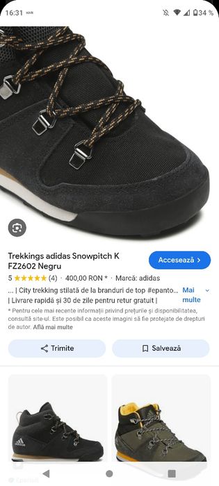 Ghete Adidas copii mărimea 30,5