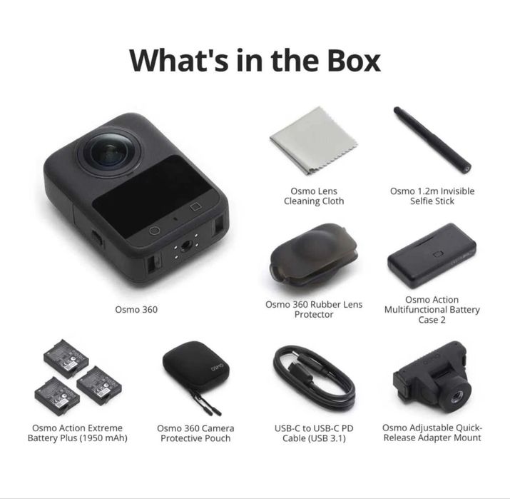 Dji osmo action 5 pro combo Dji osmi 360 action kamera camera