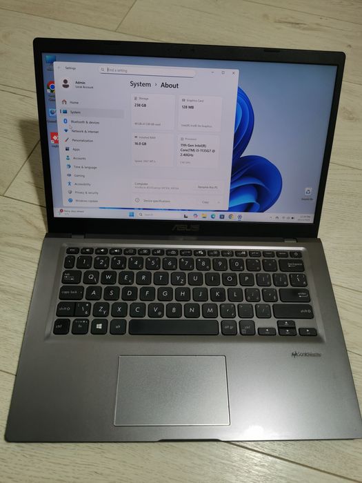 Laptop Asus VivoBook X415E i5-1135G7, ssd 256, 16 GB RAM