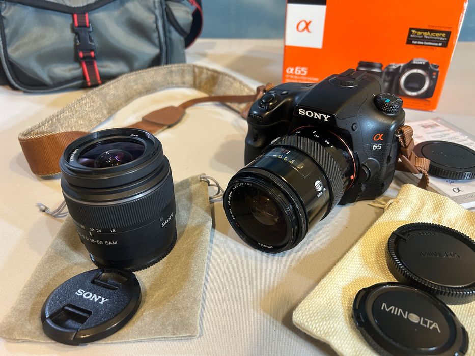 Фотоапарат Sony a65 + два обектива