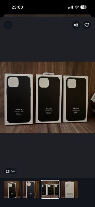 Vand Huse Apple cu MagSafe pentru iPhone 13/14, Silicon