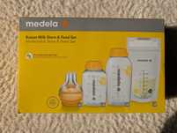 Комплект за кърма Medela шишета с биберон Calma
