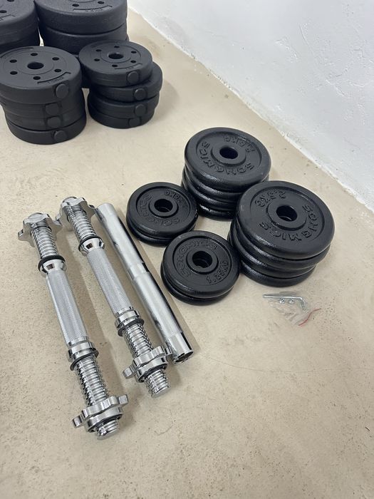 Дъмбели, дъмбели с приставки за лост, пудовка