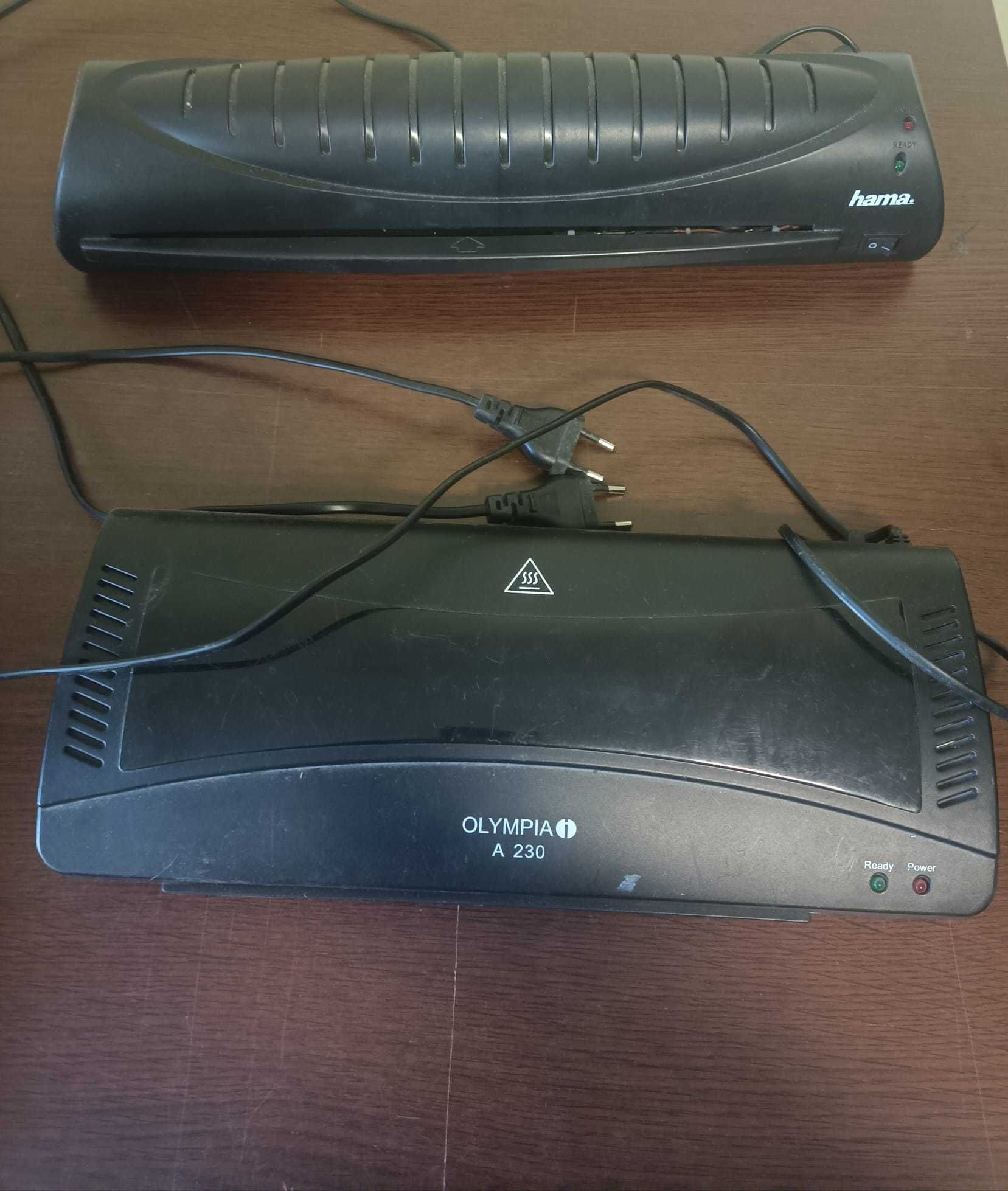 Laminator A4 Olympia + Laminator A3 Hama
