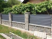 Garduri din panouri stil jaluzea de diferite modele si dimensiuni