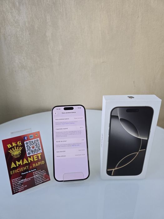 Iphone 16 Pro 256gb Amanet BKG
