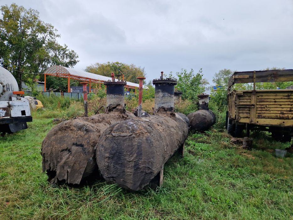 Газгольдер подземный с крышкой
