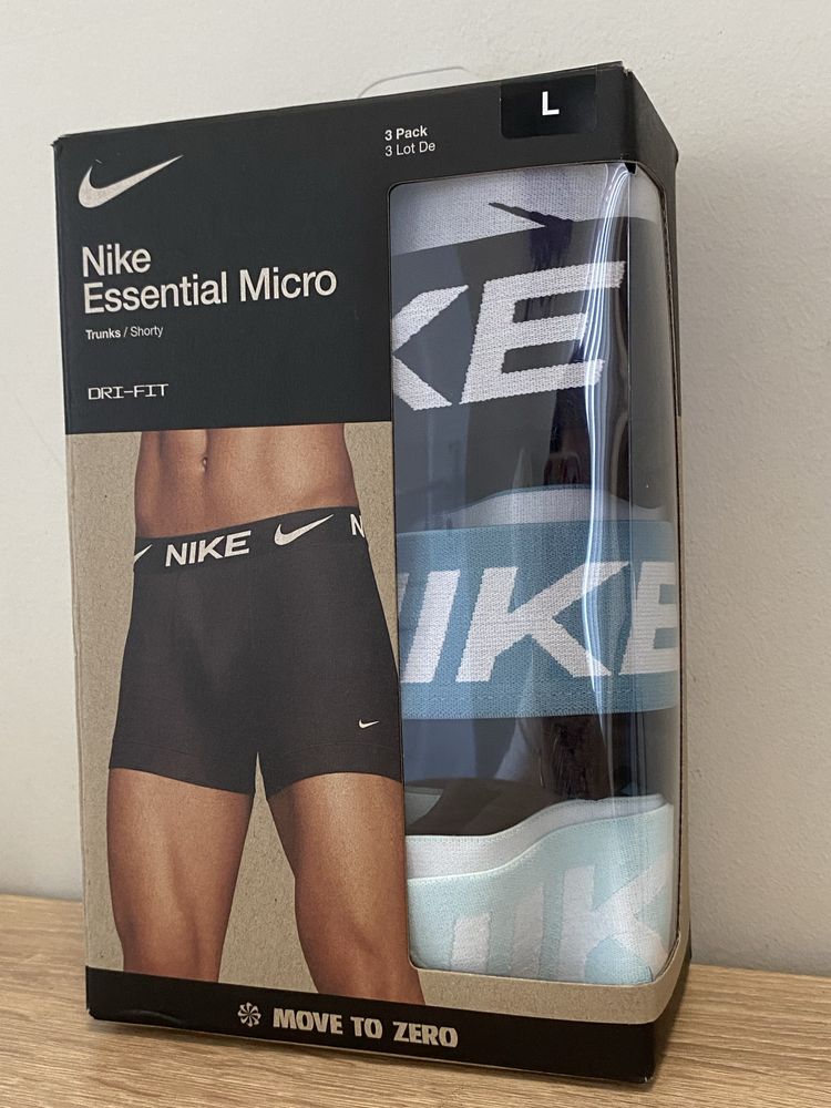Нови NIKE мъжки боксерки 3 броя в оригинална кутия