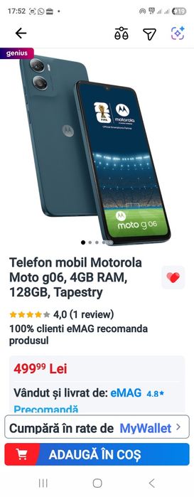 Motorola Moto G06 SIGILAT factura si garantie