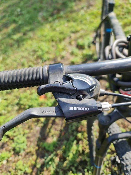 Bicicletă full shimano/frâne pe disc