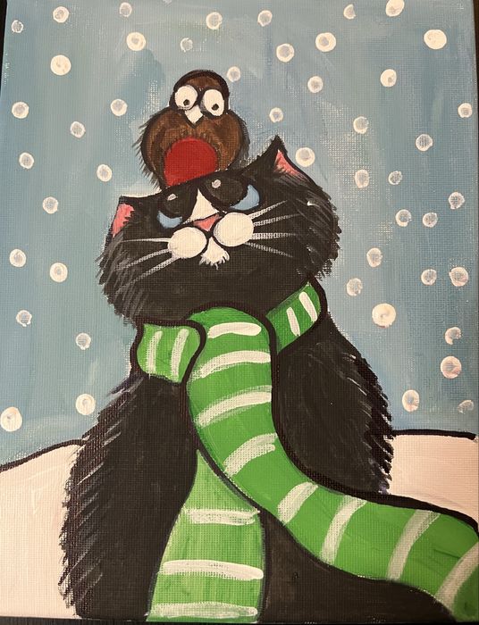 Котки - акрил 13/8