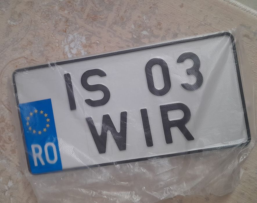 Placute auto numere auto personalizate ornamentale