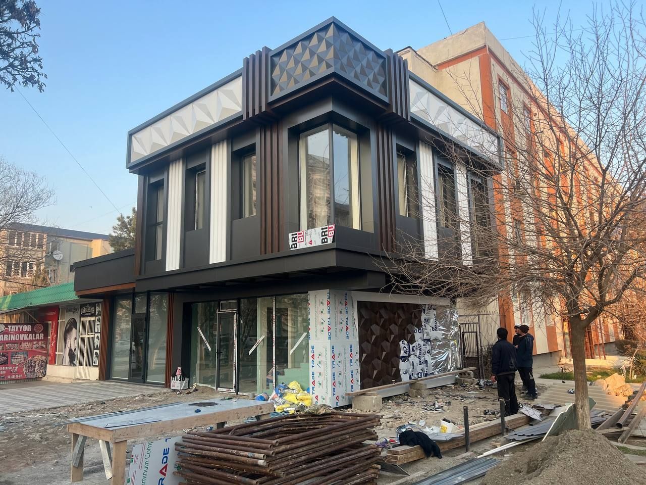 Alucobond v Samarqand алюкабонд Аликафон Алкафон алукапон уста