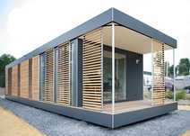 Case modulare de diferite modele si dimensiuni, din structura metalica