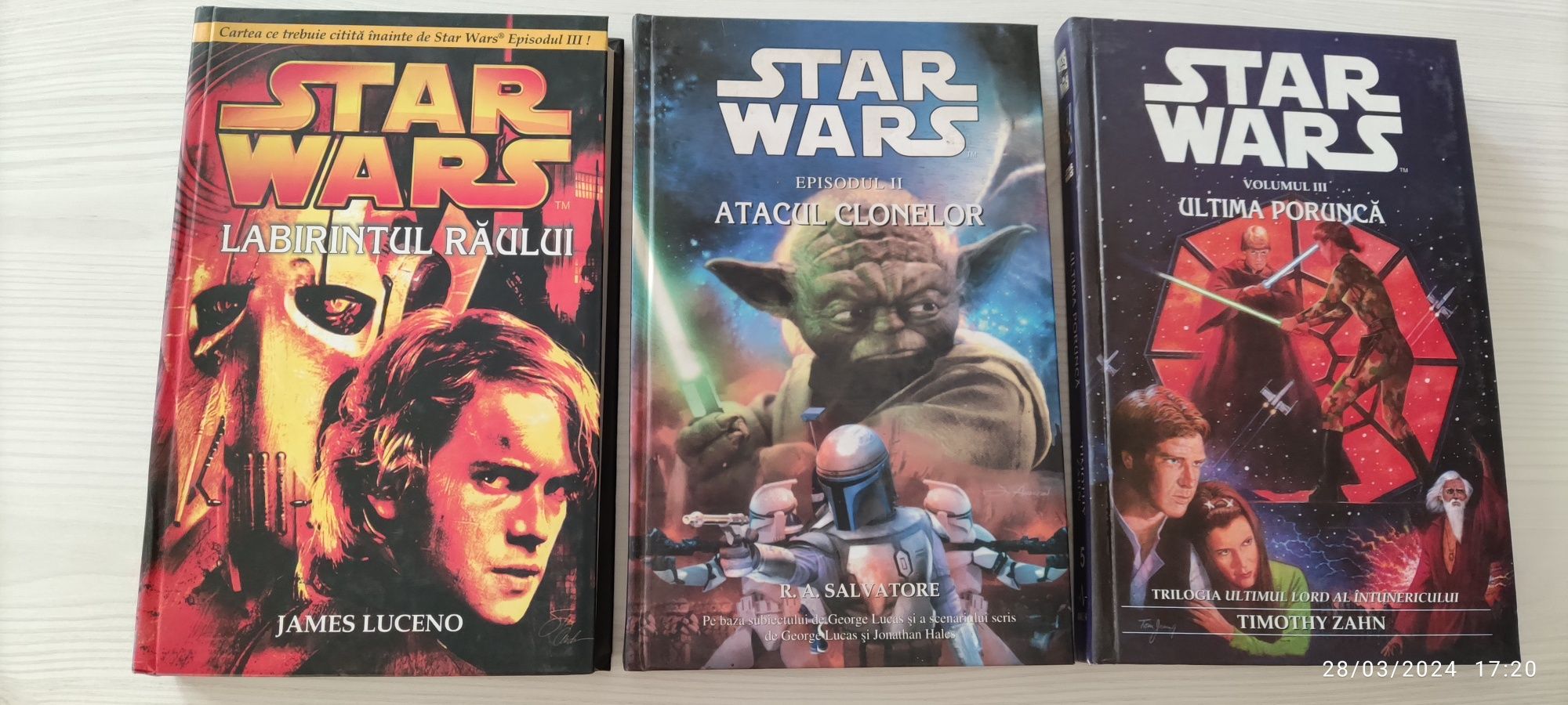 Cărți Star wars noi neutilizate