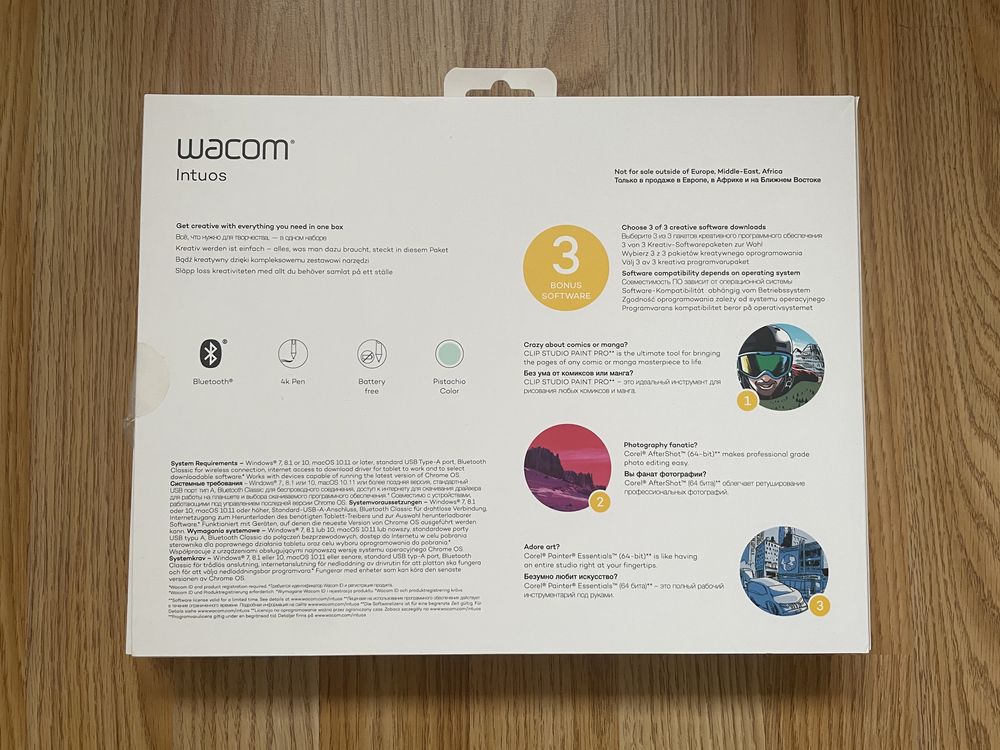 НОВ Wacom Intuos M Bluetooth