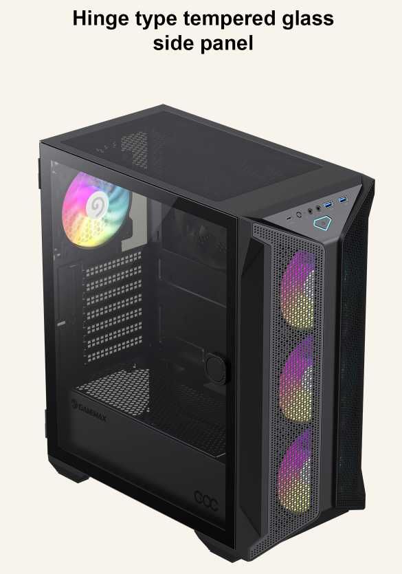 [НОВЫЙ] Корпус GameMax BRUFEN COC with ARGB (4 кулера)