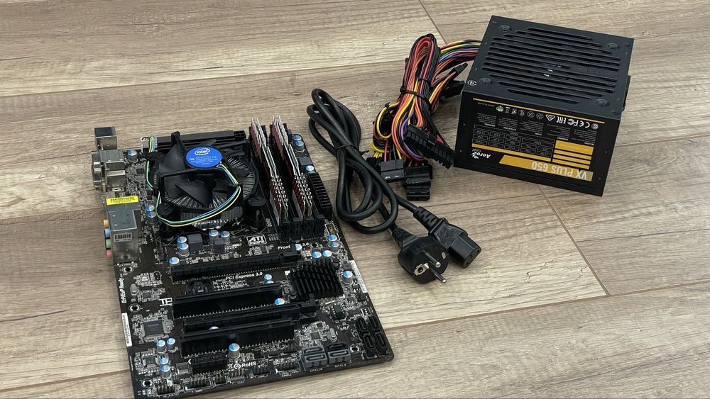 ASRock B75 pro3 + I5 3470 + AeroCool VX plus 650 + A-RAM Pro series