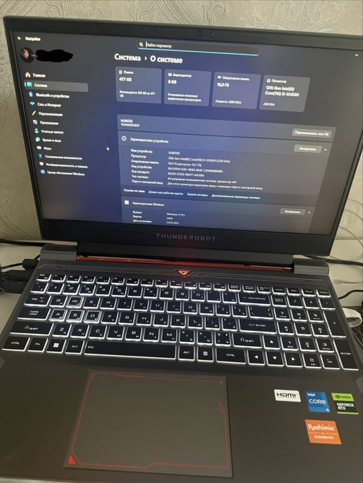 Продам игровой ноутбук (срочно‼️)