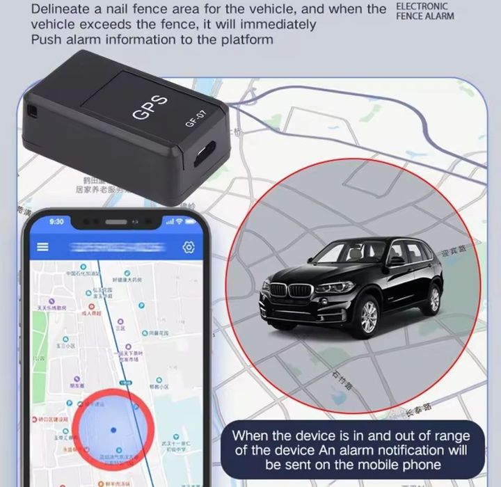 Gf07 Mini Tracker GPS – localizare & ascultare discretă în timp real