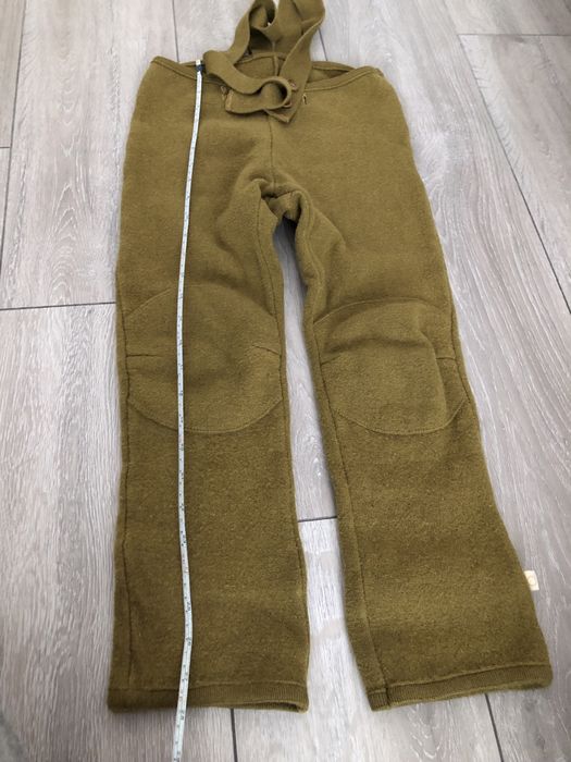 Pantaloni/salopeta Disana boiled wool/lana fiarta 122-128,6-8 ani