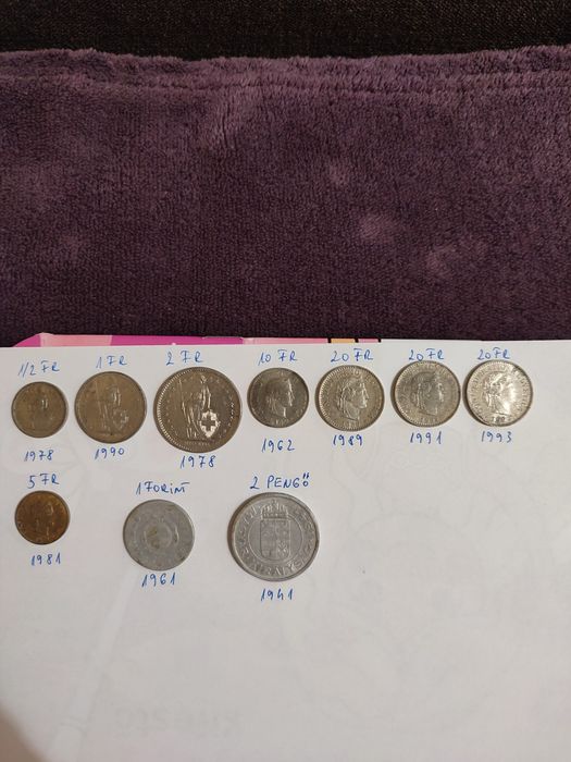 Vând monede pentru colectionari