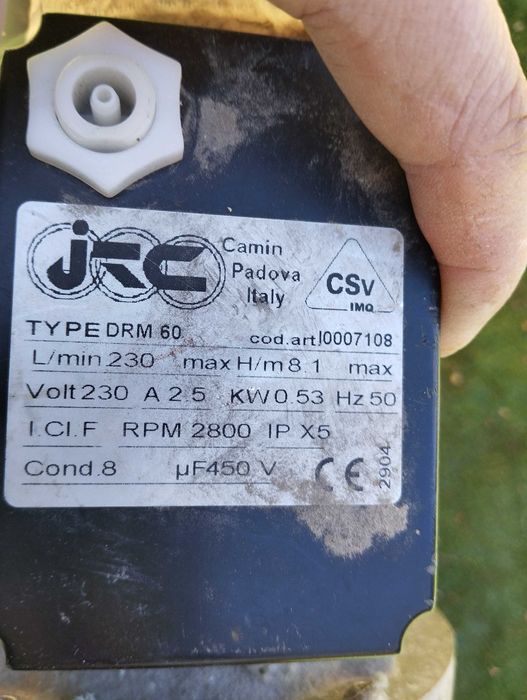 Motor cada hidromasaj de o persoane 0.5 kw