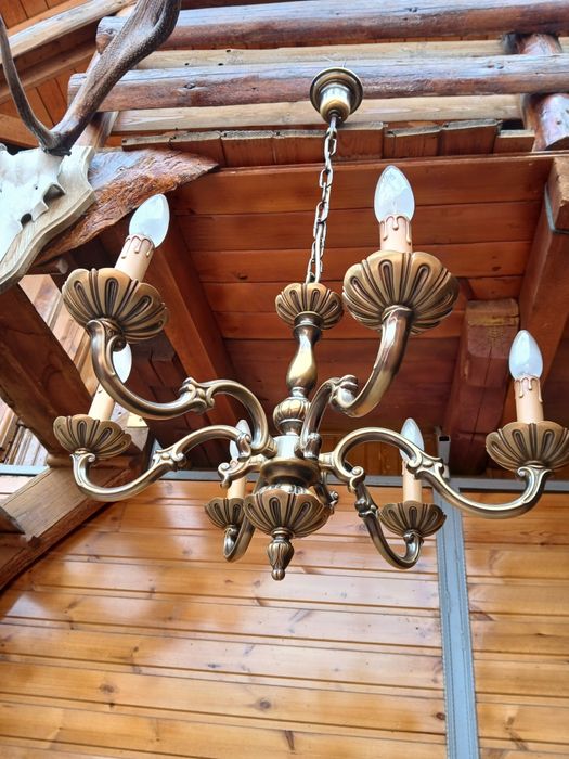 Candelabru bronz masiv