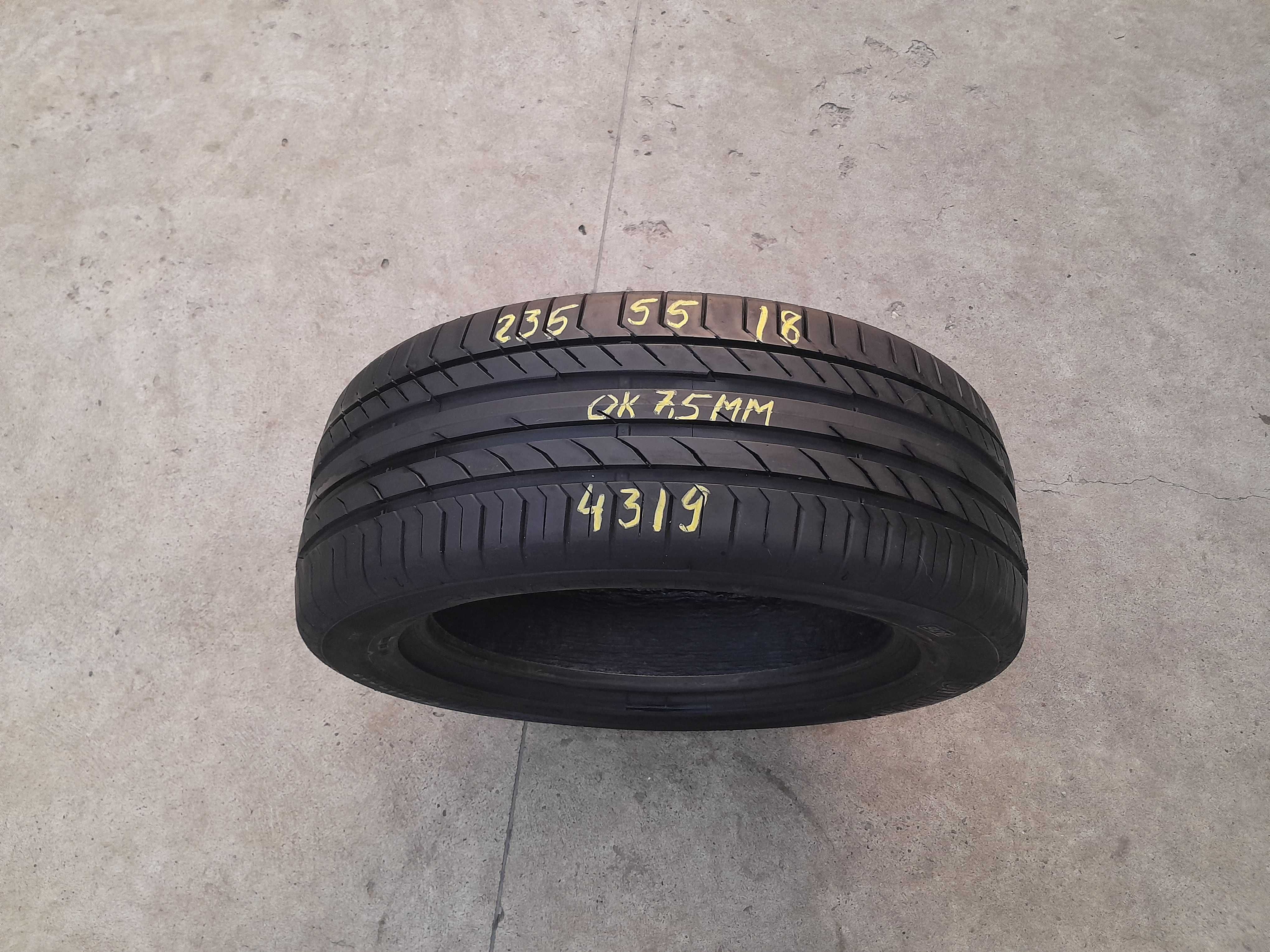 O anvelopa vara 235 55 18 continental sportcontact 5 seal 7,5 mm