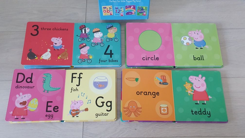 LEARN wtih PEPPA PIG box of books invatare lb engleza 10/10 Curier OLX