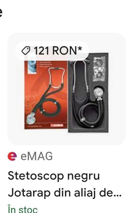 Vând stetoscop nou, lila