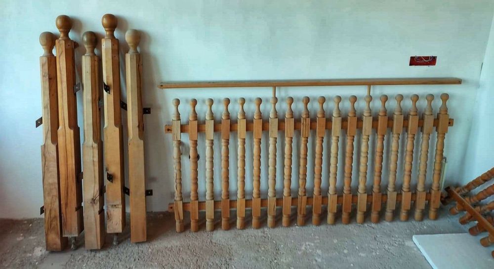 Vand Balustrada lemn